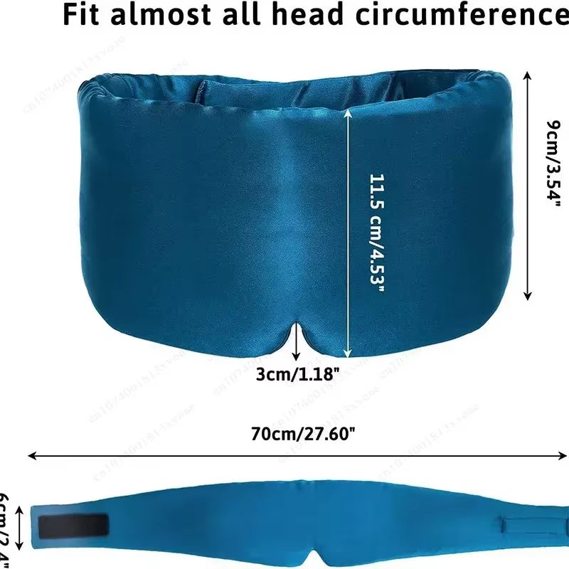 Eyepatch Sleep Mask For Eyes Cover  Soft Padded Travel Sleeping Aid Eye Shade Blindfold 2