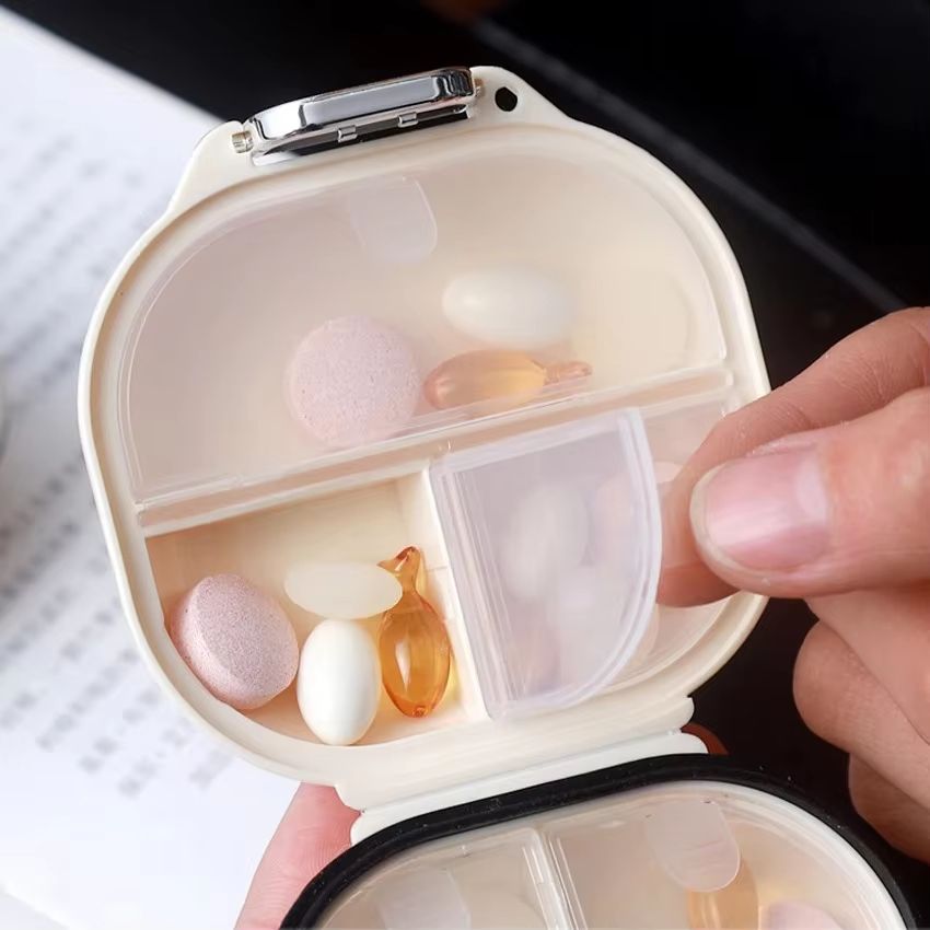 7Day Portable Pill Box  Sealed Mini Storage Box For Weekly Medicine  Pills 3