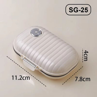 7Day Portable Pill Box  Sealed Mini Storage Box For Weekly Medicine  Pills 6