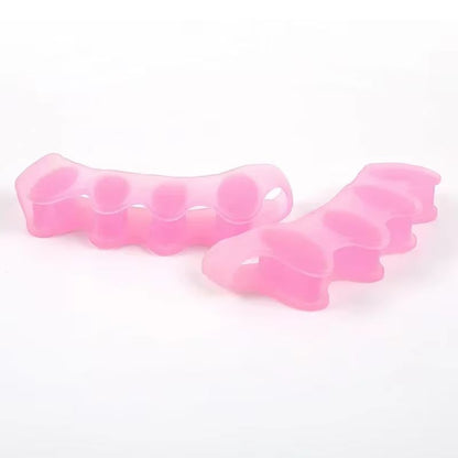 Silicone Toe Separator Finger Spacer  Flexible Toe Straightener For Hammer Valgus  Foot Care 6