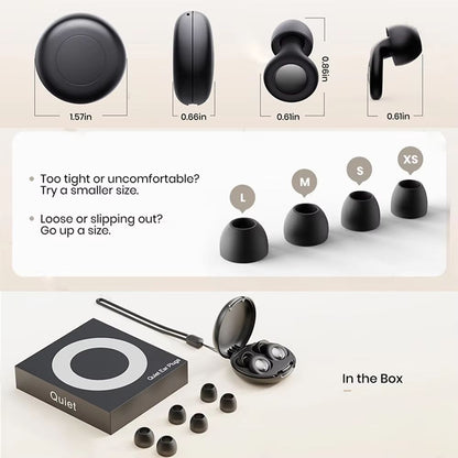 Silicone Ear Plugs For Sleeping  Swimming  NoiseReduction Waterproof Ear Plug Set 5