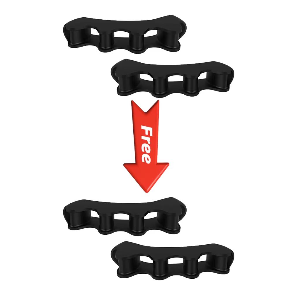 Silicone Finger  Toe Protector  Flexible Toe Separators Straighteners  Bunion Pain Relief FootCare  9