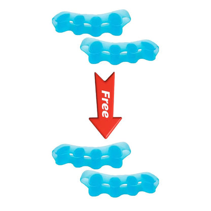 Silicone Finger  Toe Protector  Flexible Toe Separators Straighteners  Bunion Pain Relief FootCare  6