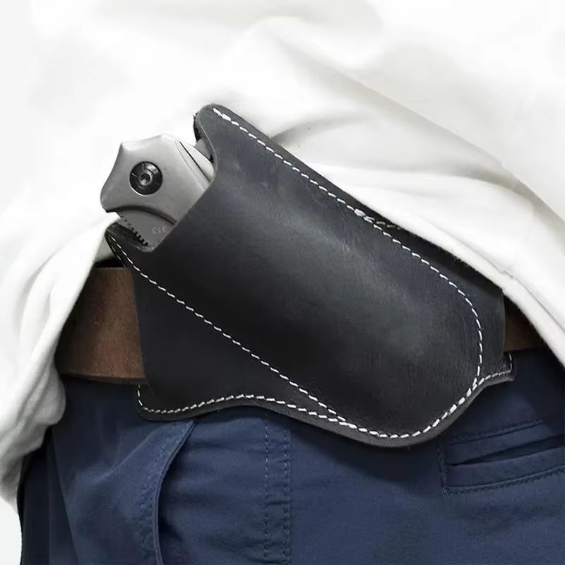 AntiScratch Storage Sheath For Folding Flick Knife  Waist Belt Clip Holder  Pocket Knives Pack For  1