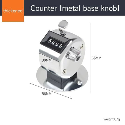 Digital Hand Tally Counter Manual Counting Clicker  4Digit Number Handheld Training Counter For Gol 6