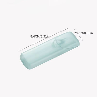 Mini Transparent Travel Storage Box  Portable Toothpick  Cotton Swab Organizer For Outdoor Kitchen  2