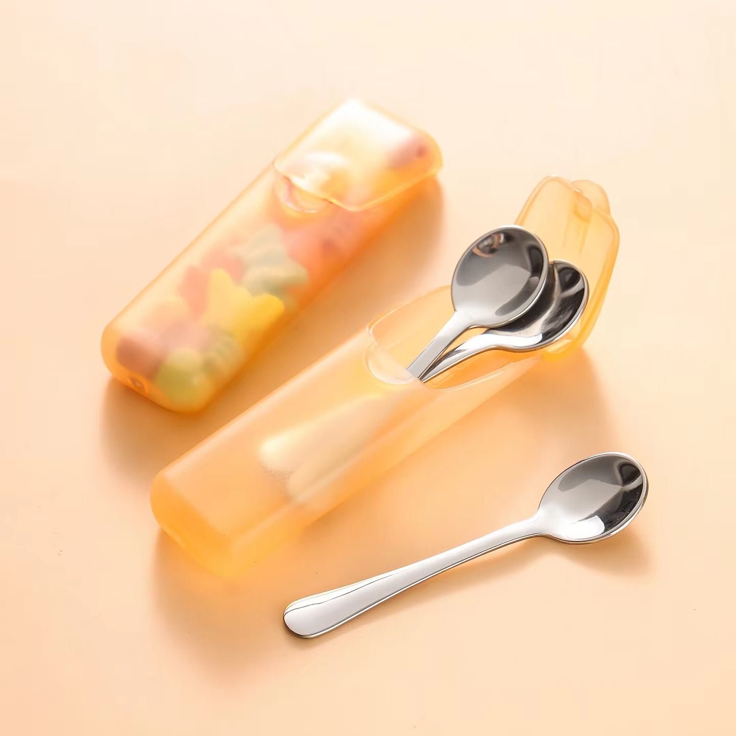 Mini Transparent Travel Storage Box  Portable Toothpick  Cotton Swab Organizer For Outdoor Kitchen  3