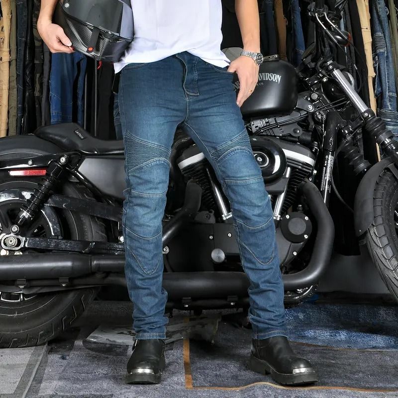AllSeason Motorcycle Riding Jeans  AntiFall Protective Biker Pants 5