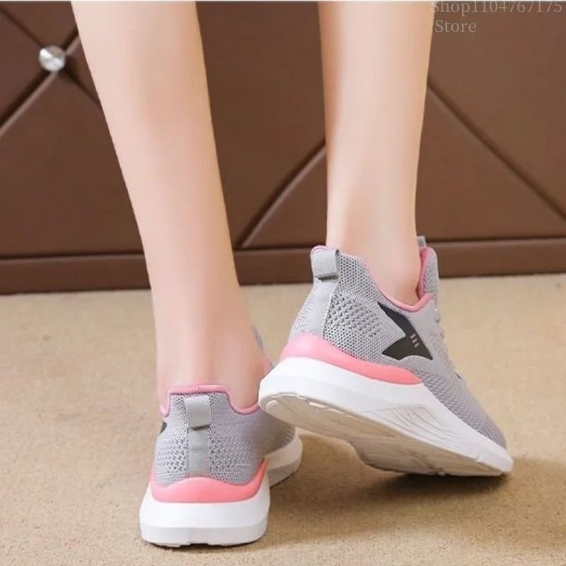 Womens Soft Sole Breathable Sneakers  Lightweight AntiSlip Running And Walking Shoe 4
