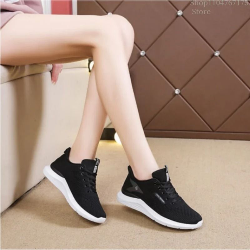 Womens Soft Sole Breathable Sneakers  Lightweight AntiSlip Running And Walking Shoe 6