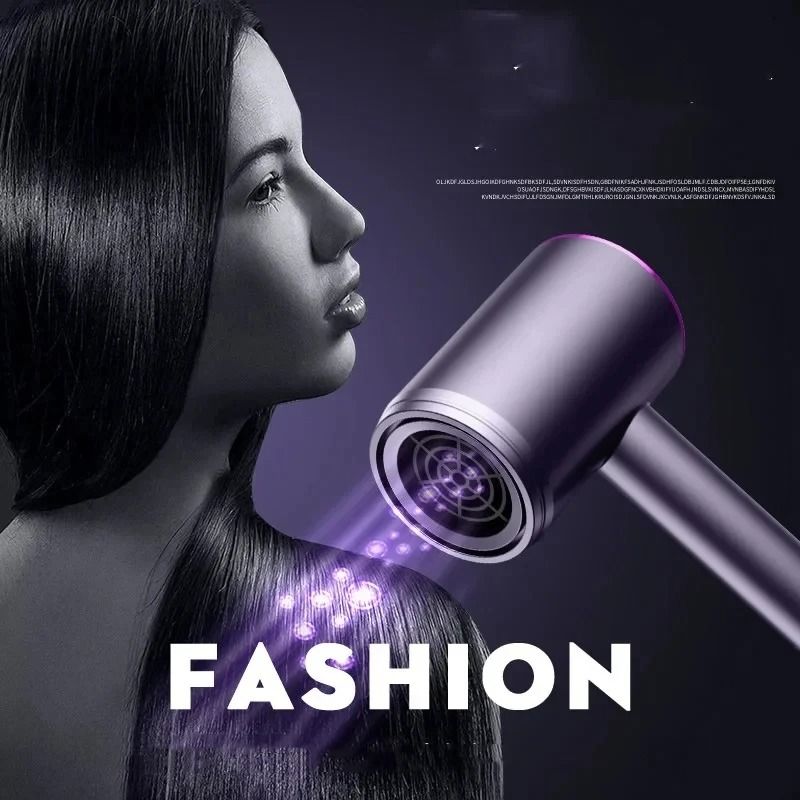 Professional Ionic Hair Dryer  Lightweight Portable Blow Dryer With Heat Protection And Multiple Se 3