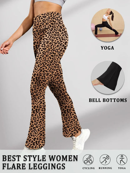 Womens High Waisted Flare Yoga Pants  Super Soft Bell Bottom Leggings With Tummy Control 12