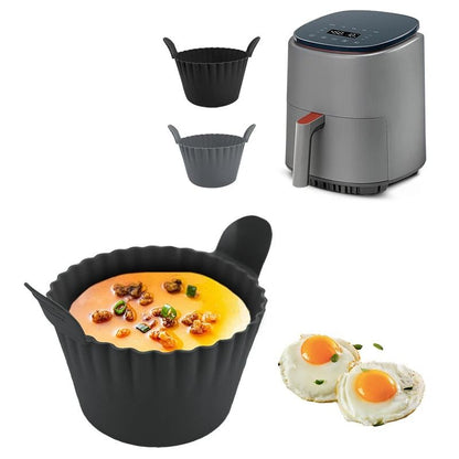 Silicone Egg Poacher And Baking Cup Set  NonStick Food Grade Silicone Cups For Air Fryer Oven And S 4