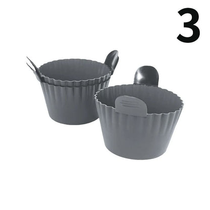 Silicone Egg Poacher And Baking Cup Set  NonStick Food Grade Silicone Cups For Air Fryer Oven And S 6