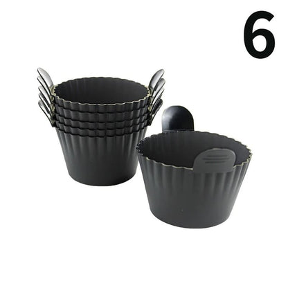 Silicone Egg Poacher And Baking Cup Set  NonStick Food Grade Silicone Cups For Air Fryer Oven And S 7