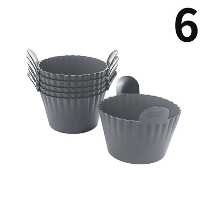 Silicone Egg Poacher And Baking Cup Set  NonStick Food Grade Silicone Cups For Air Fryer Oven And S 8