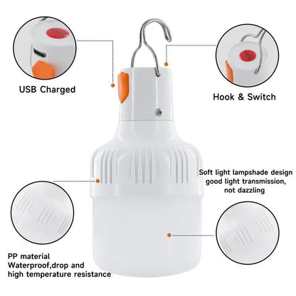 Portable USB Rechargeable LED Camping Lantern For Outdoor Use 2