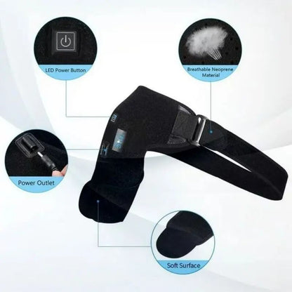 Heating Shoulder Support Belt With Adjustable Temperature For Pain Relief And Muscle Relaxation 3