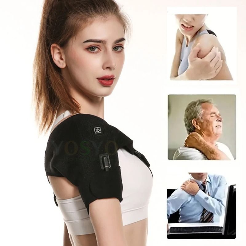 Heating Shoulder Support Belt With Adjustable Temperature For Pain Relief And Muscle Relaxation 5