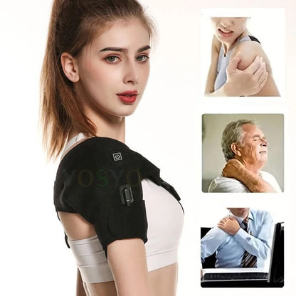 Heating Shoulder Support Belt With Adjustable Temperature For Pain Relief And Muscle Relaxation 5