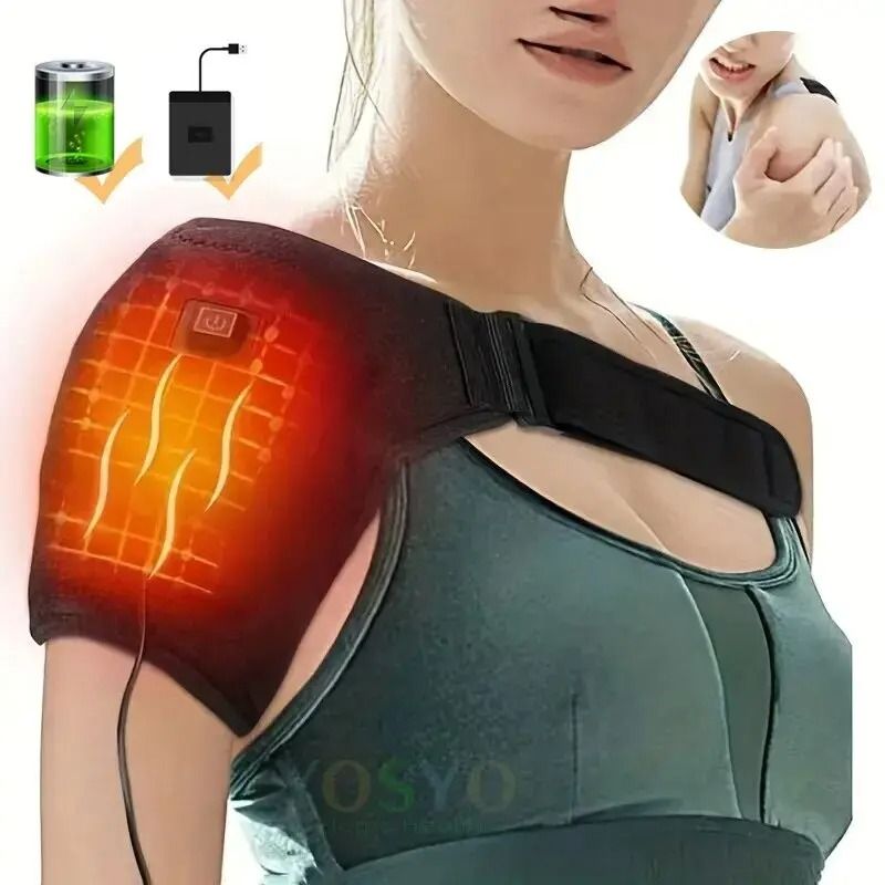 Heating Shoulder Support Belt With Adjustable Temperature For Pain Relief And Muscle Relaxation 6