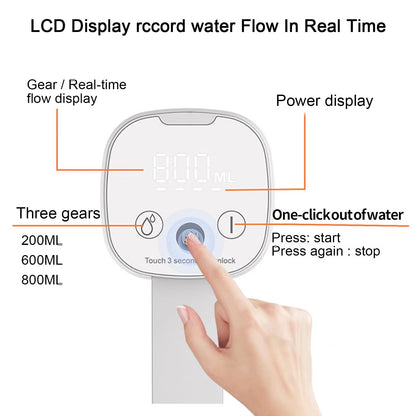 HydraFlow Universal Electric Water Bottle Dispenser  Foldable Automatic Pump 1