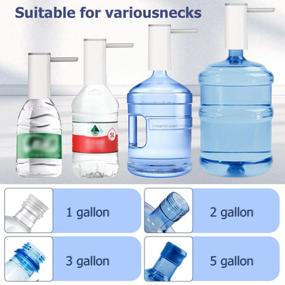 HydraFlow Universal Electric Water Bottle Dispenser  Foldable Automatic Pump 4