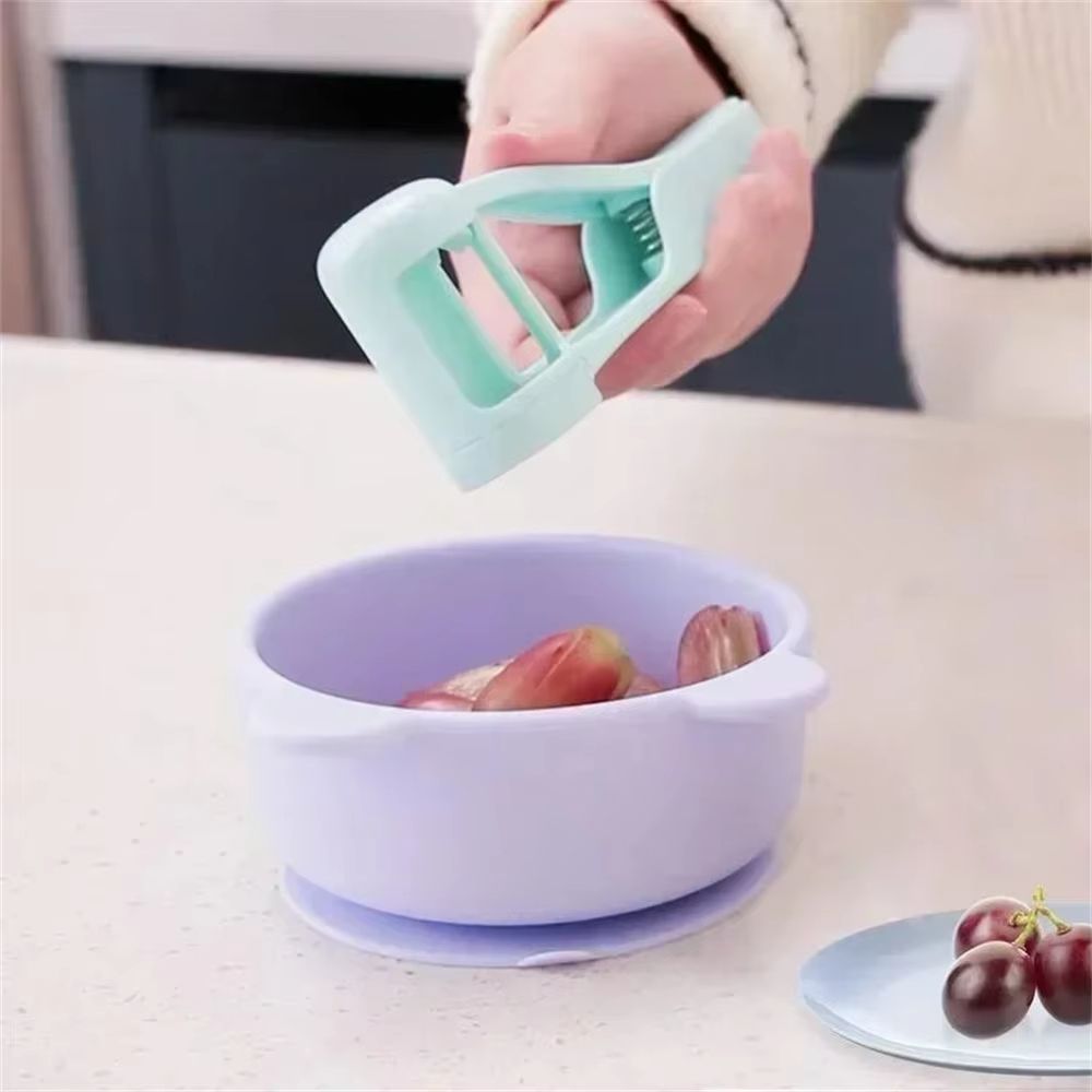 QuickSlice Fruit  Tomato Slicer  Small Kitchen Gadget For Grape Cherry Tomato  Baby Snacks 3