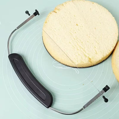 Precision Bake Adjustable Cake Leveler  Stainless Steel Wire Cake Slicer  Cutter 2