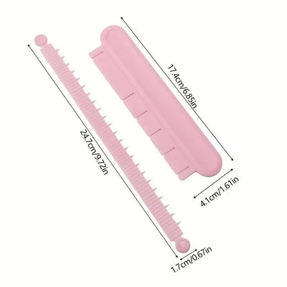 Precision Curved Cake Decorating Aid With Scale Ruler  Smart DIY Cream Skirt  Border Marker Tool 9