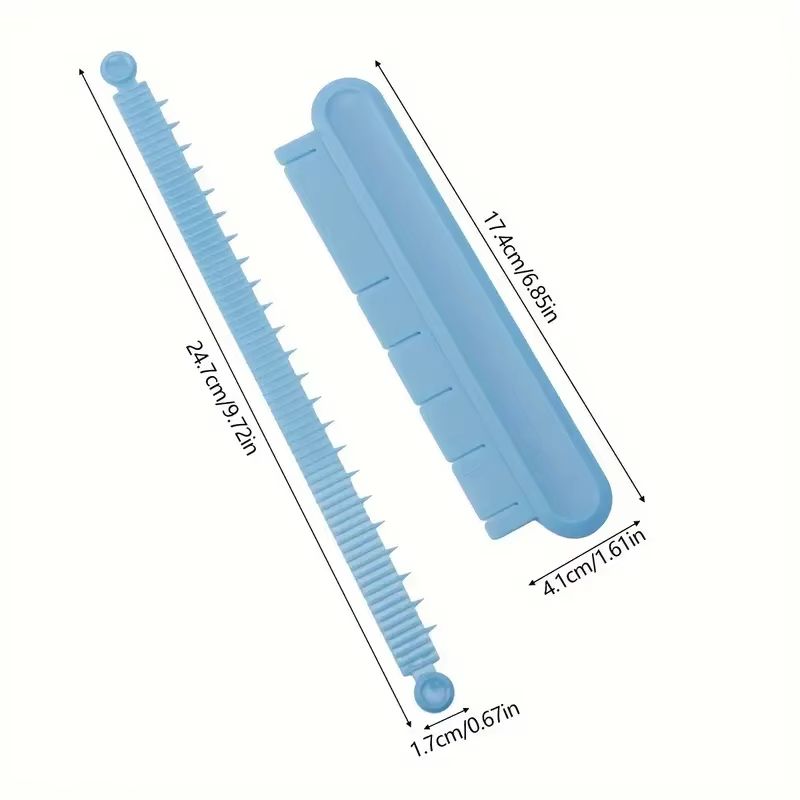 Precision Curved Cake Decorating Aid With Scale Ruler  Smart DIY Cream Skirt  Border Marker Tool 10