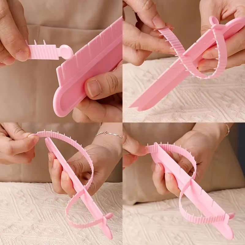 Precision Curved Cake Decorating Aid With Scale Ruler  Smart DIY Cream Skirt  Border Marker Tool 5
