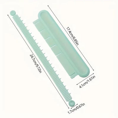 Precision Curved Cake Decorating Aid With Scale Ruler  Smart DIY Cream Skirt  Border Marker Tool 6