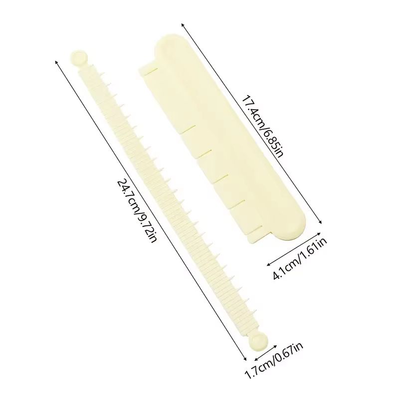 Precision Curved Cake Decorating Aid With Scale Ruler  Smart DIY Cream Skirt  Border Marker Tool 8