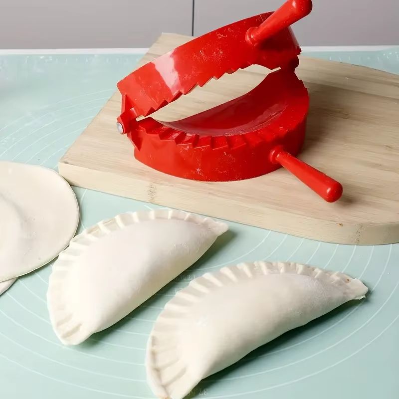 Precision ErgonomicHandle Dumpling  Pastry Maker Mold  MultiColor Kitchen Press Tool 1