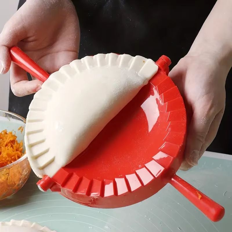 Precision ErgonomicHandle Dumpling  Pastry Maker Mold  MultiColor Kitchen Press Tool 2