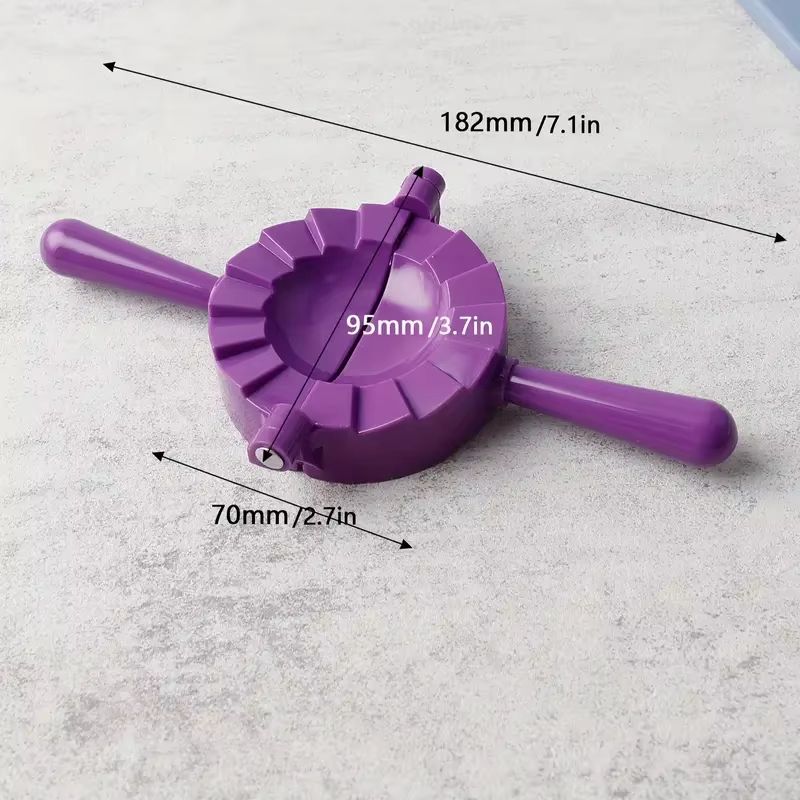 Precision ErgonomicHandle Dumpling  Pastry Maker Mold  MultiColor Kitchen Press Tool 10