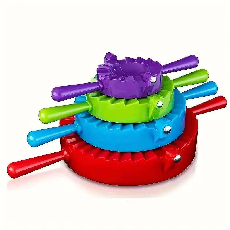 Precision ErgonomicHandle Dumpling  Pastry Maker Mold  MultiColor Kitchen Press Tool 7