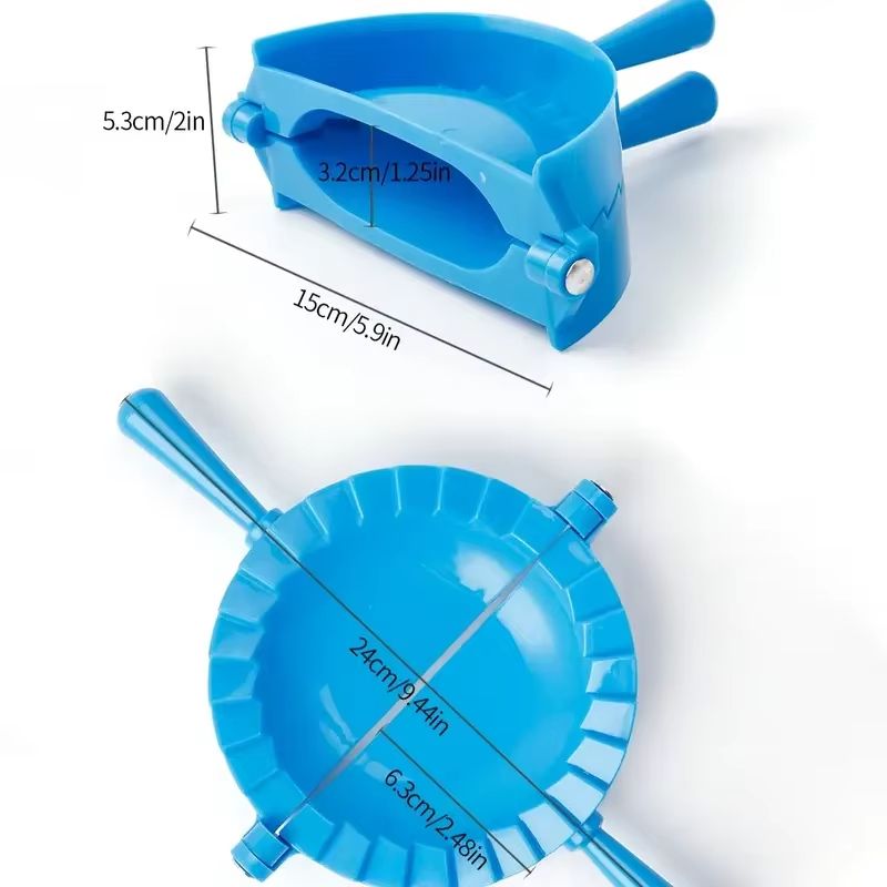 Precision ErgonomicHandle Dumpling  Pastry Maker Mold  MultiColor Kitchen Press Tool 8