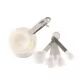 Precision 8Piece Stainless Steel Measuring Cups  Spoons Set With Scale  Accurate Baking  Cooking To 10