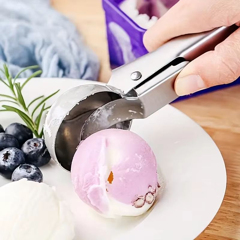 Premium Stainless Steel Ice Cream Scoop  Fruit Scoop  Multifunctional Kitchen Serving Tool 3