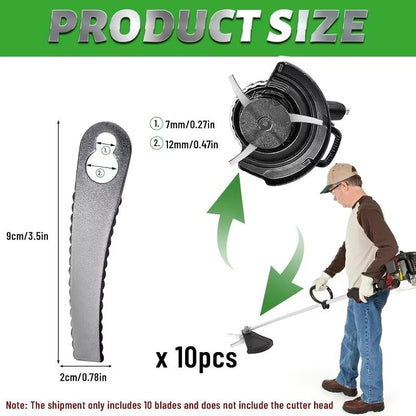 Durable Metal Blade For Brush Cutter  Edger  Universal Replacement Lawn MowerWeed Whacker Blade 1