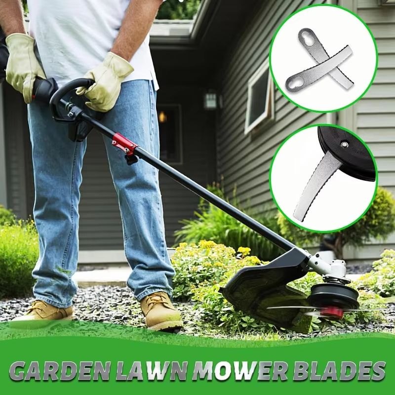 Durable Metal Blade For Brush Cutter  Edger  Universal Replacement Lawn MowerWeed Whacker Blade 3