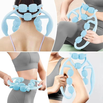 Premium DeepTissue Leg  Body Massage Roller With Handle  Cellulite  Lymphatic Support 2