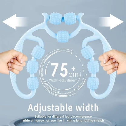 Premium DeepTissue Leg  Body Massage Roller With Handle  Cellulite  Lymphatic Support 4