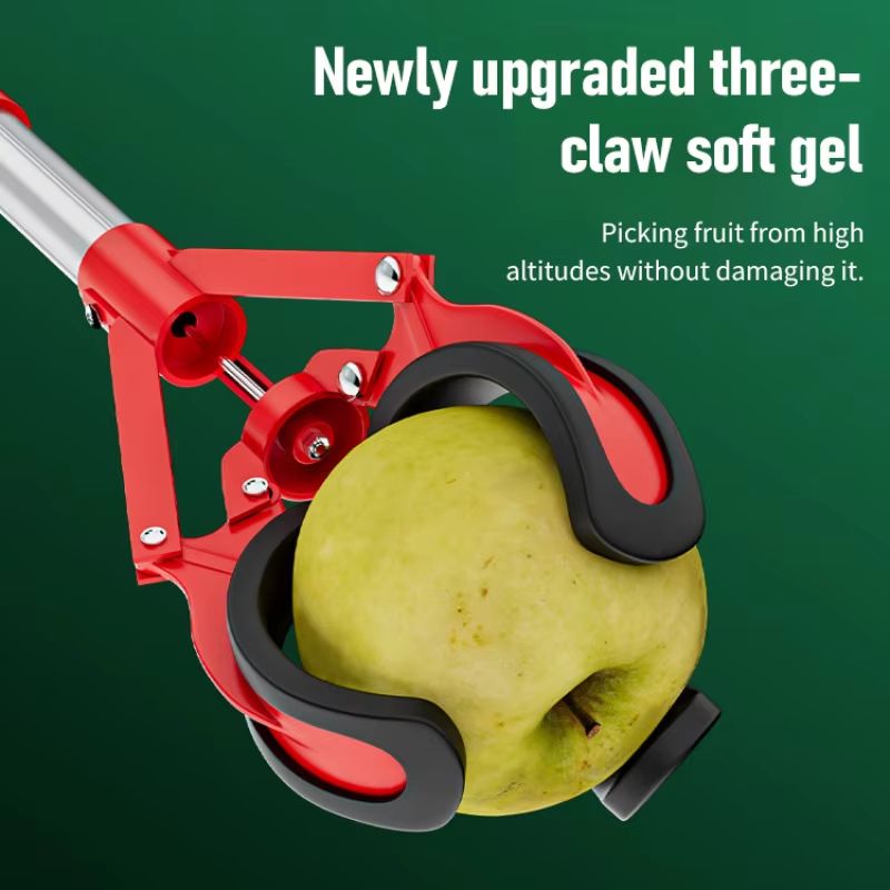 HarvestReach 1 M High Altitude 3Claw Retractable Fruit Picker  Portable Garden Tool For Apples  Pea 2