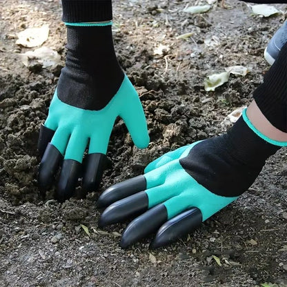 GardenPro 8Piece HandClaw Digging Gloves Set  Waterproof ABS Plastic Work Gloves For Planting Propa 2