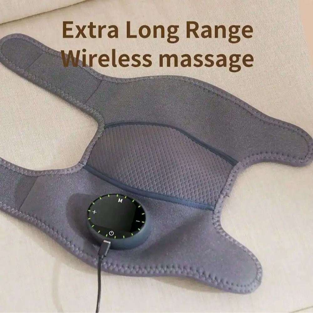 Rechargeable Heated Knee Massager With Adjustable Heat And Vibration 5