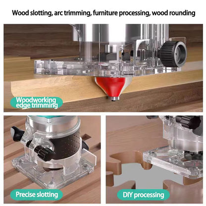 ProTrim Brushless Cordless Woodworking Trimmer  18V Compatible Milling  Engraving Slotting Machine 5