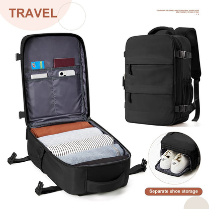 Compact Cabin Travel Backpack For Flights And Daily Commutes 8